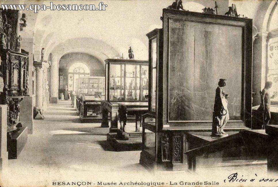 1 BESANÇON - Musée Archéologique - La Grande Salle